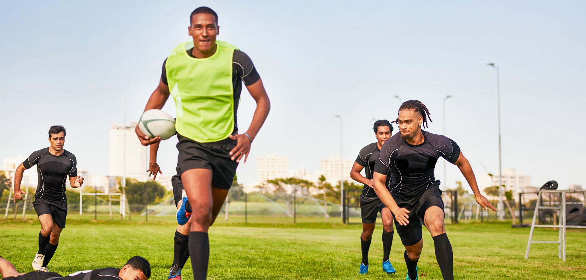 Campos versátiles para rugby