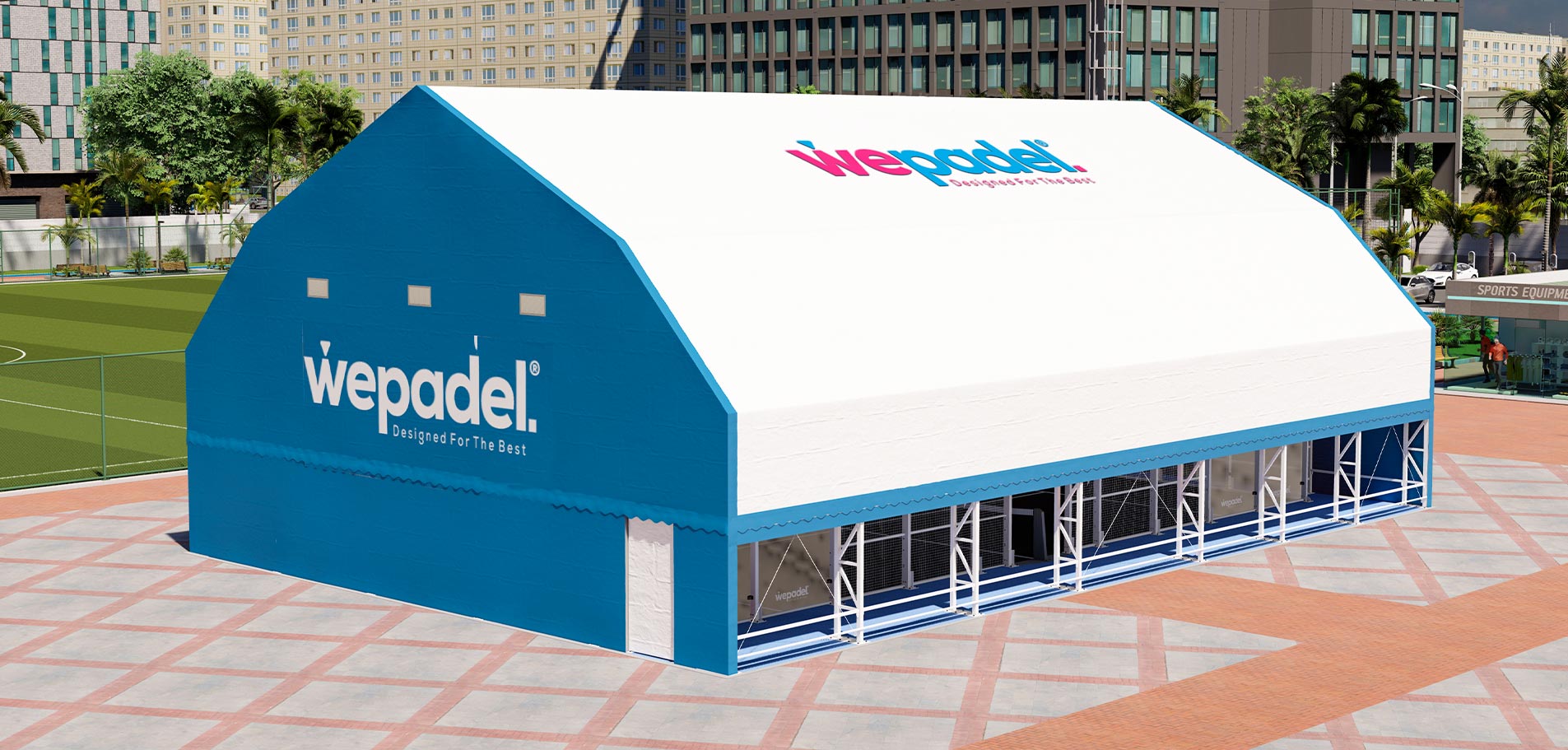 Full Cover Padel Court 1