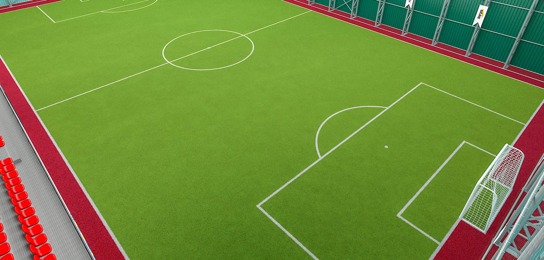 Indoor Artificial Turf Field