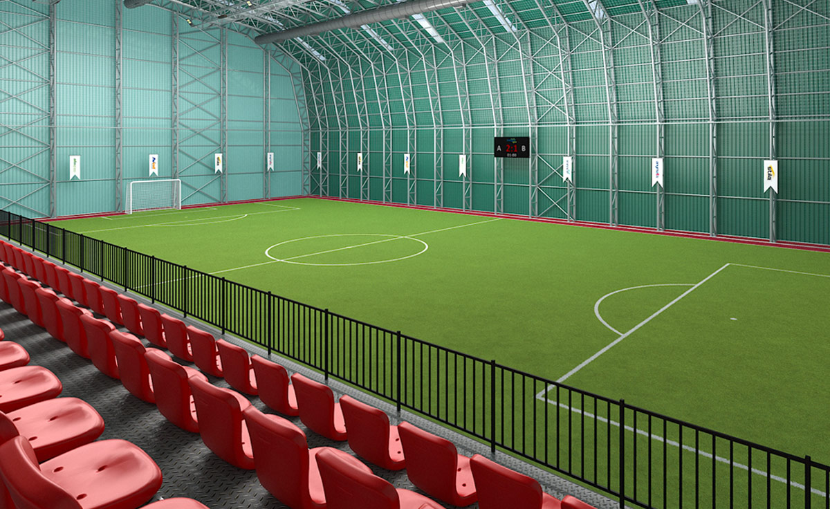 Indoor Artificial Turf Field?>