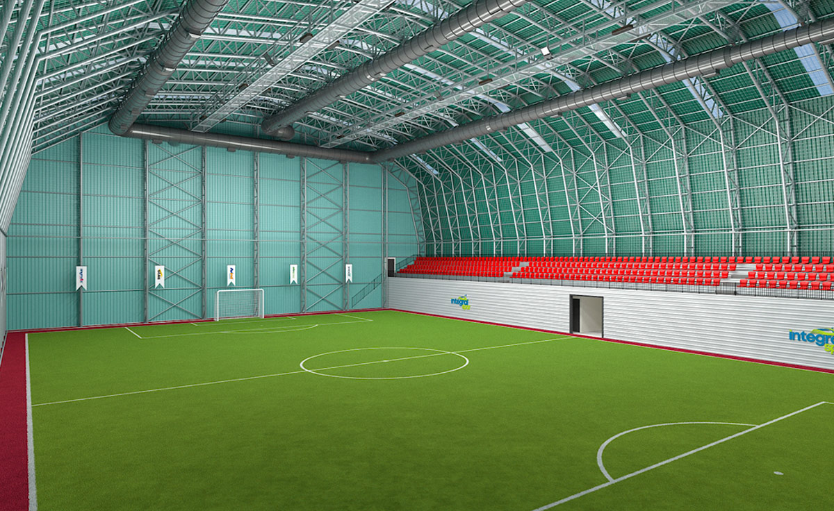 Indoor Artificial Turf Field?>