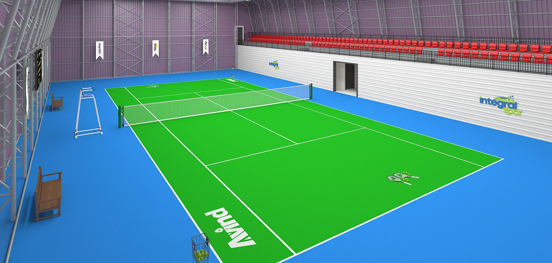 Indoor Tennis Court 1