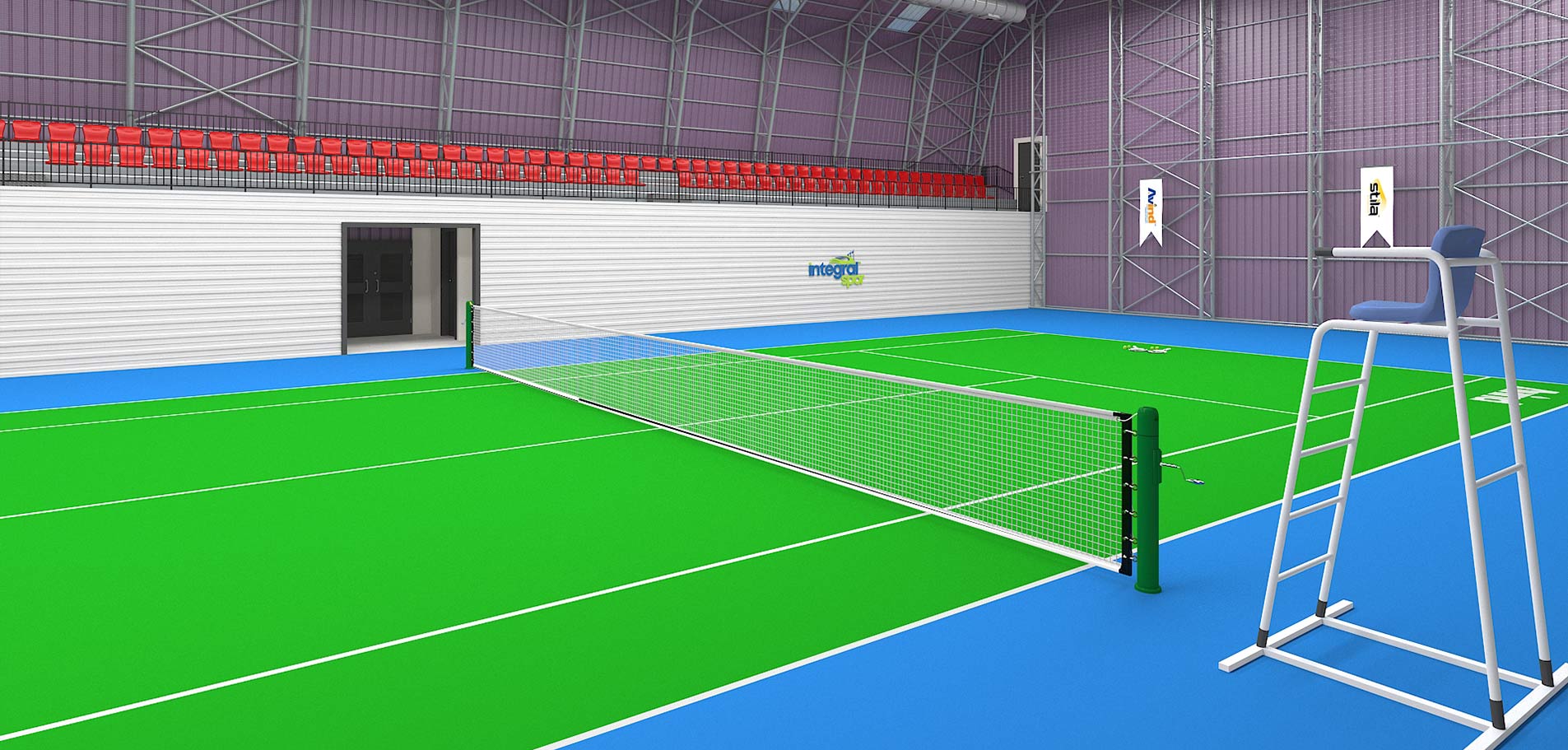 Indoor Tennis Court 2