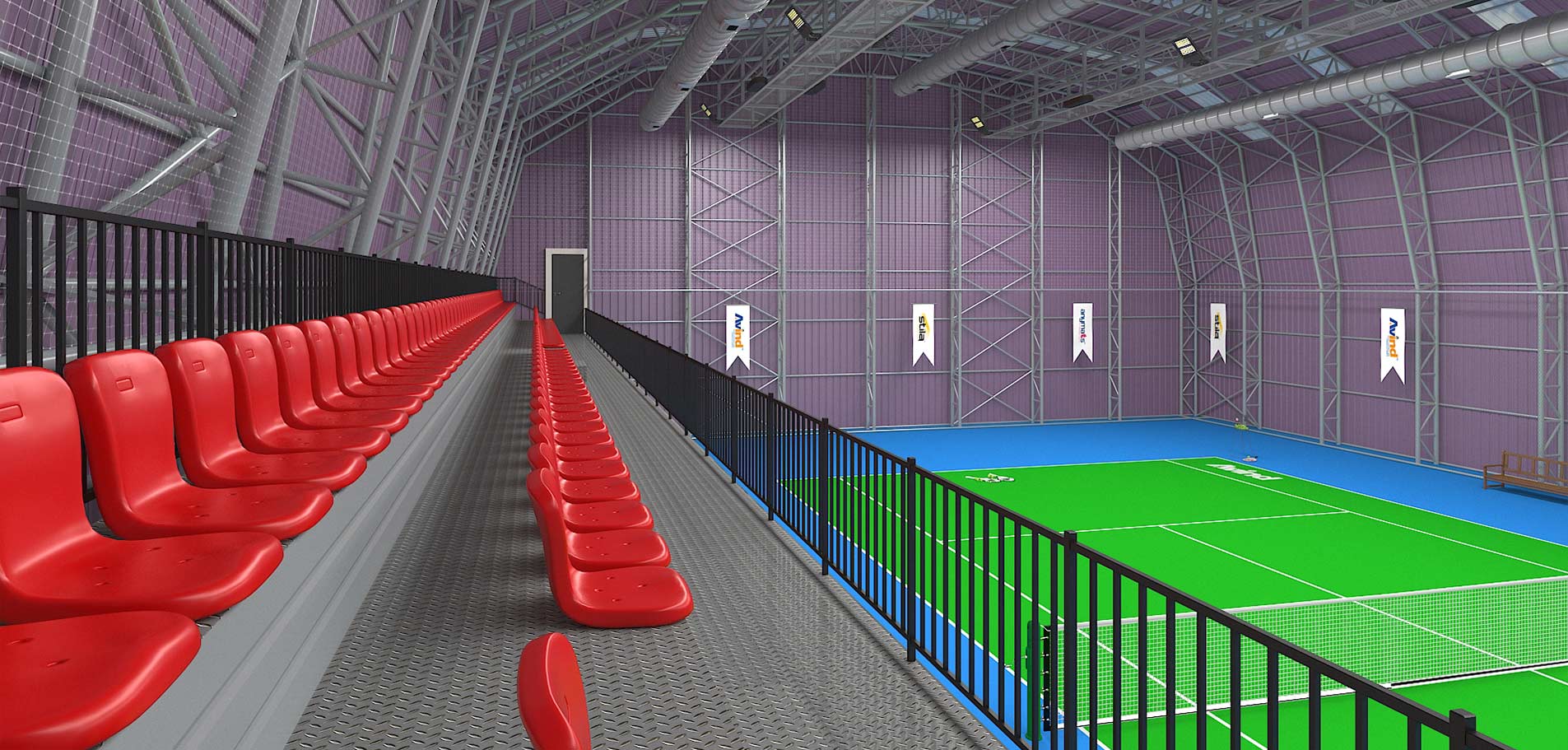Indoor Tennis Court
