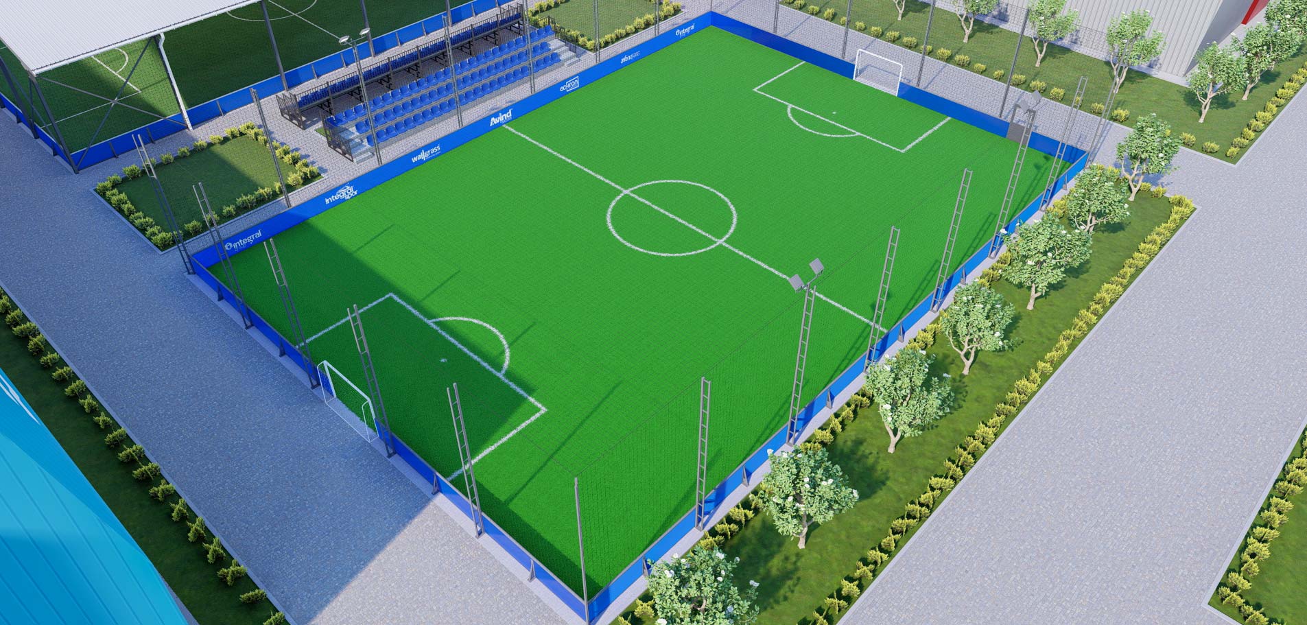 Mini Outdoor Football Field