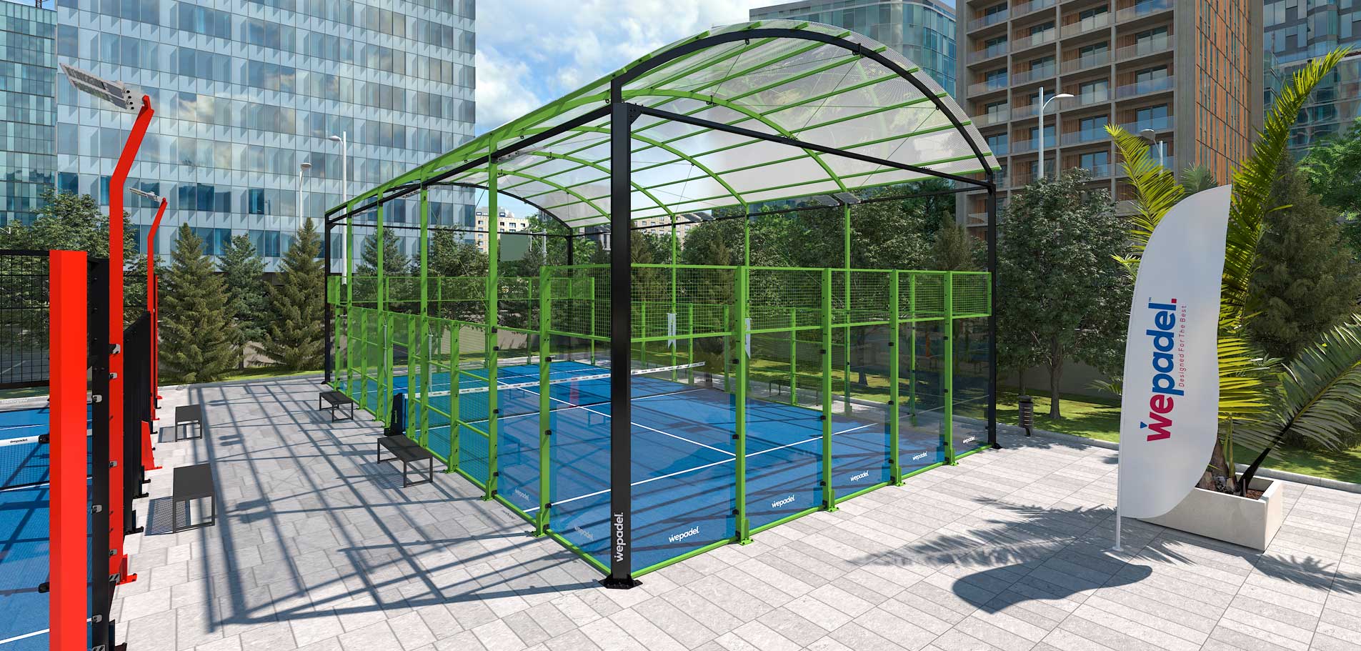 Origin Roofed Padel Court 1