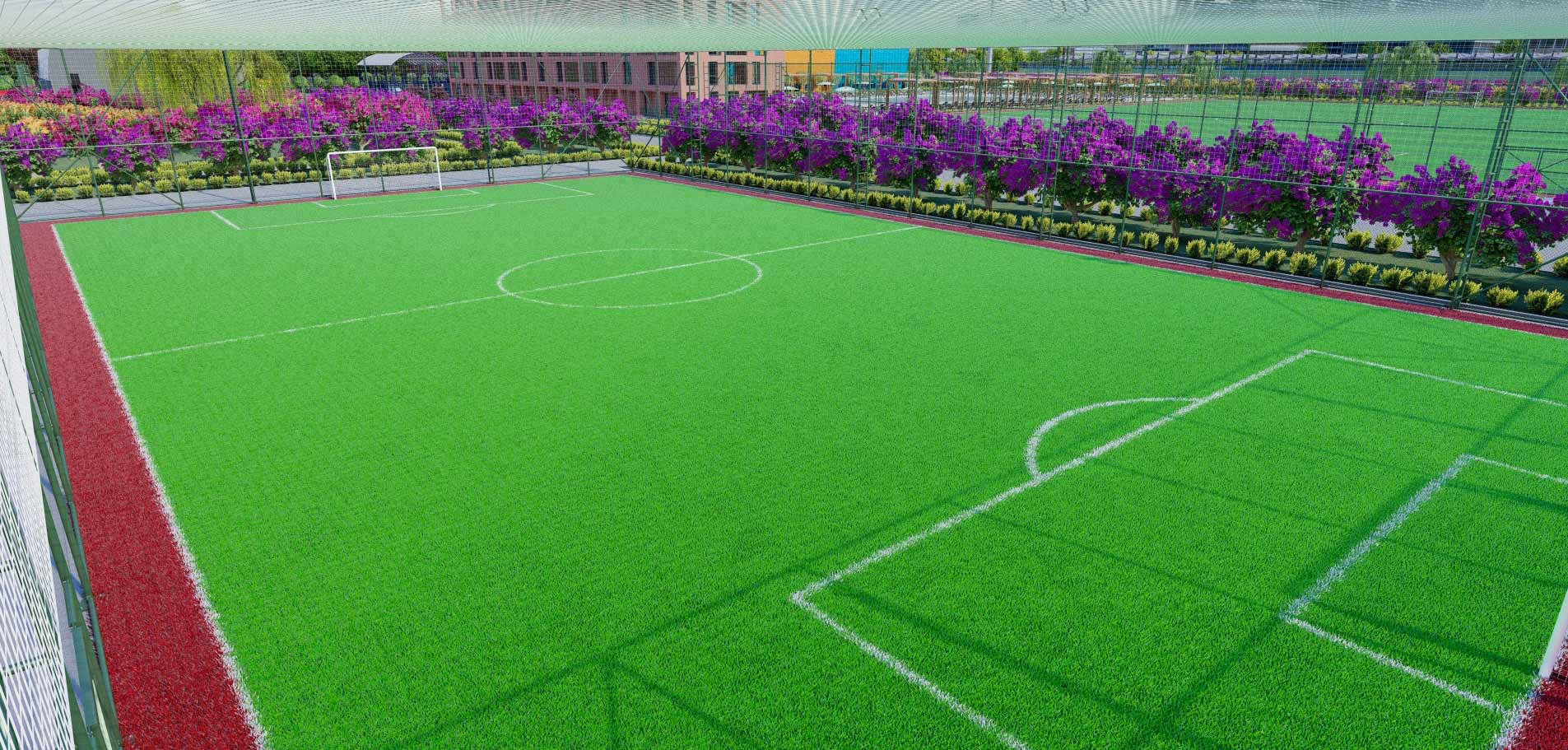 Outdoor Artificial Turf Field