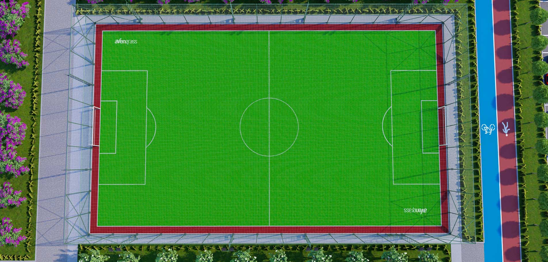 Outdoor Artificial Turf Field
