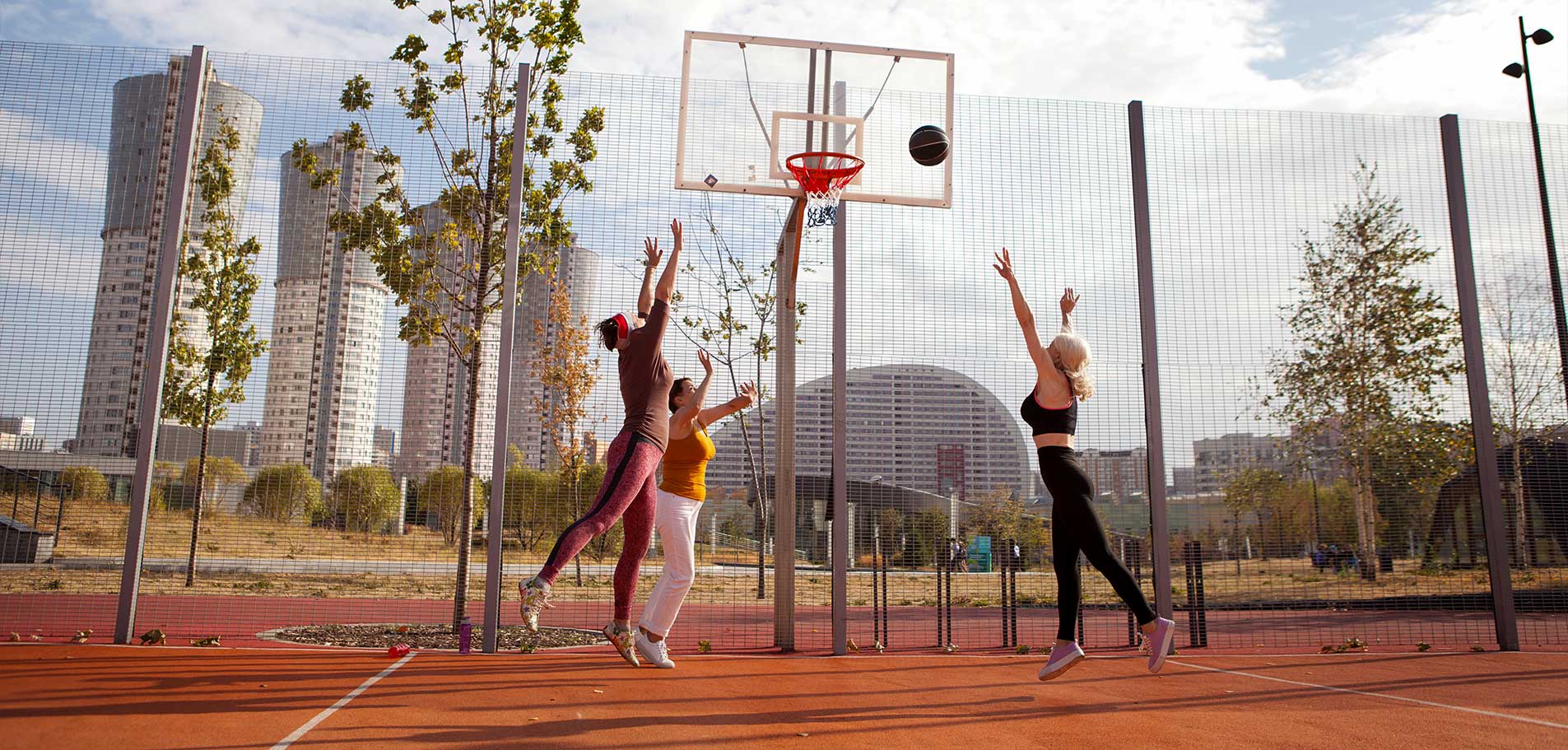 Outdoor Basketball Court