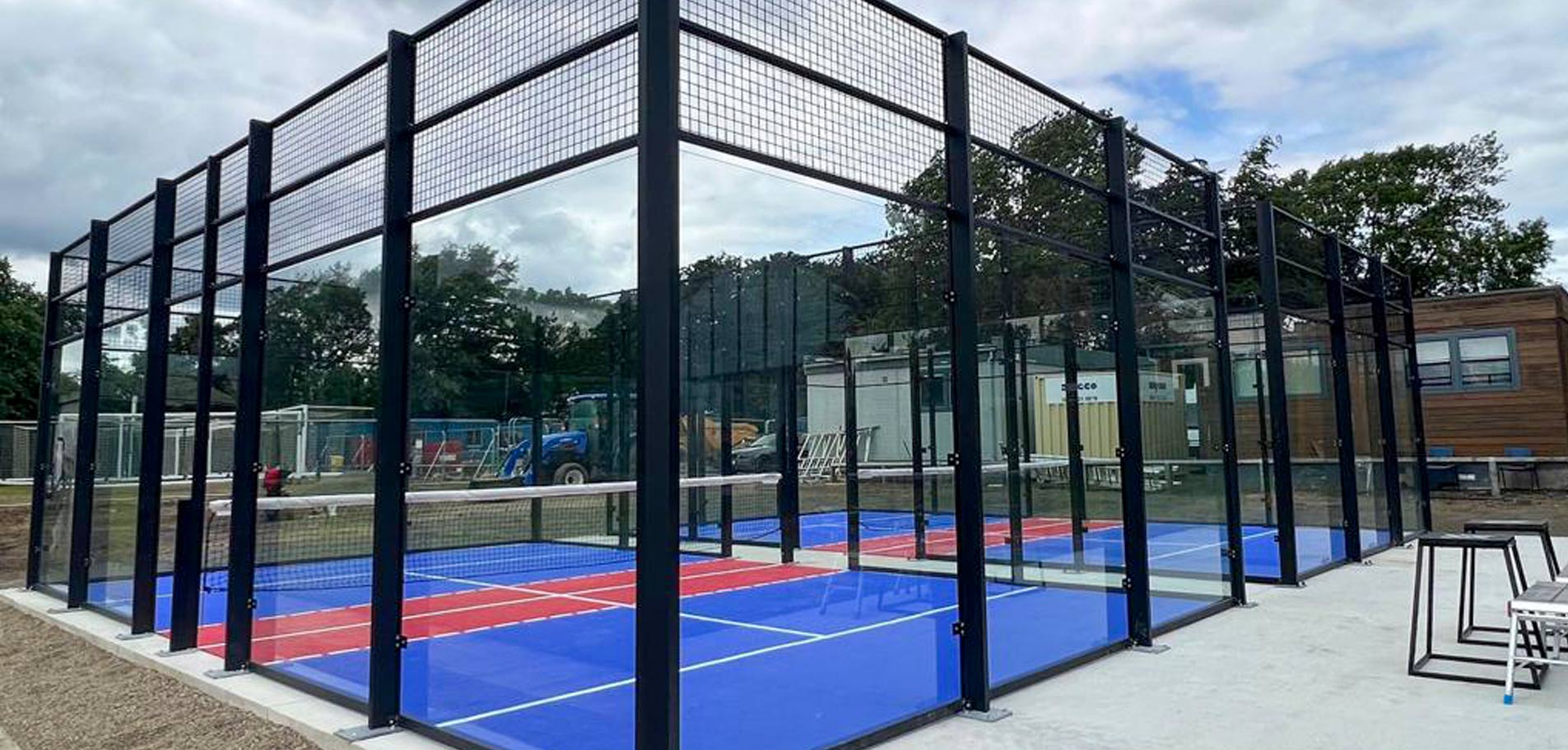 Panoramic Padbol Courts