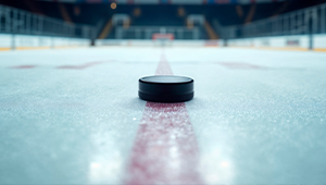 Pista de hockey sobre hielo construida según normas internacionales