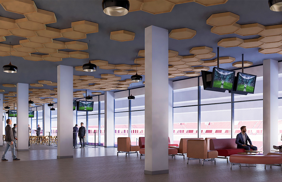 Suites VIP de Élite, Sky Lounges y Vestíbulos de Hospitalidad
