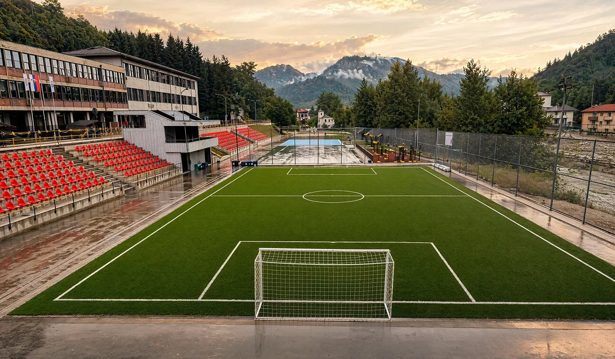 Campo de fútbol de Serbia